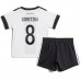 Tyskland Leon Goretzka #8 Barnkläder Hemma matchtröja till baby VM 2022 Kortärmad (+ Korta byxor) Billigt